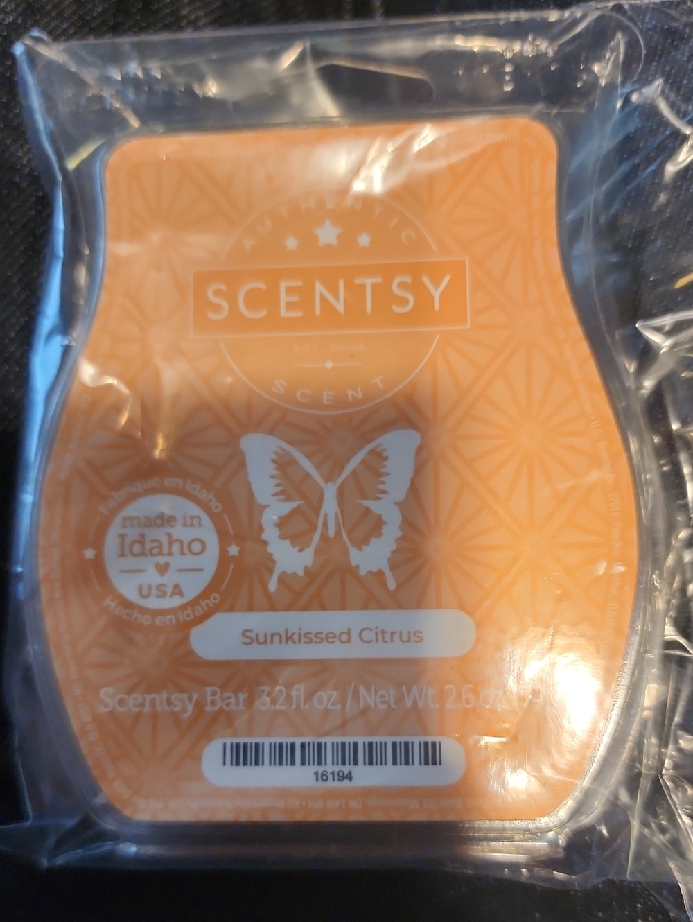 Scentsy Sunkissed Citrus Bar - Orange